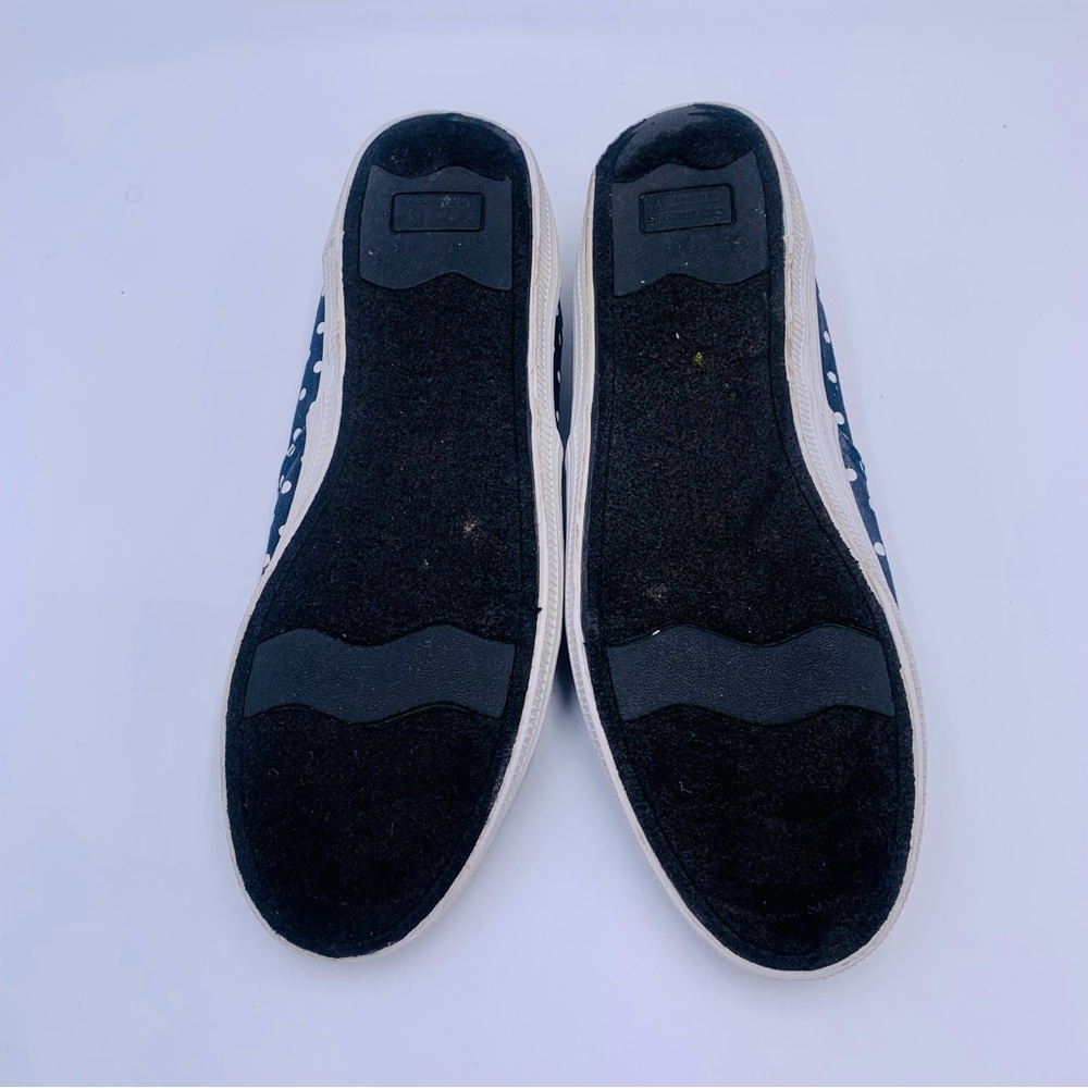 City Sneaks shoes Polka dot sneakers dark blue and white women size 8.5 - Picture 10 of 10